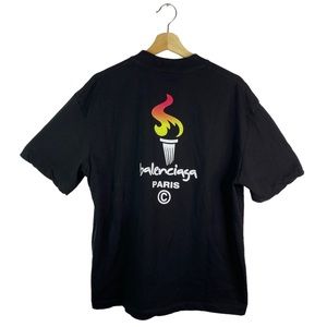 Balenciaga Black  Torch T-Shirt XL